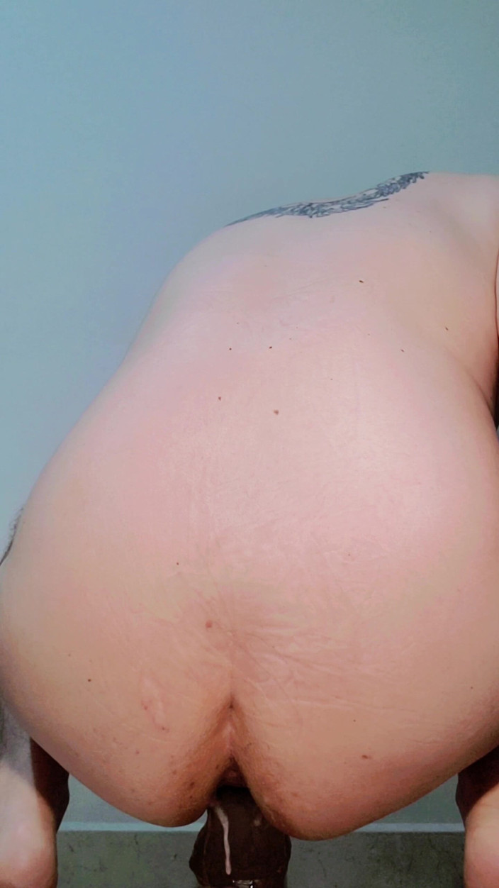 SlutClosetedfag: 내 마누라의 딜도로 연습