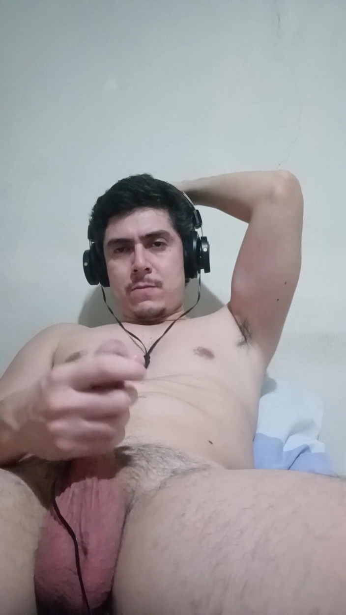 Tabasco Jake: Handsome Stud Jerking Big White Cock