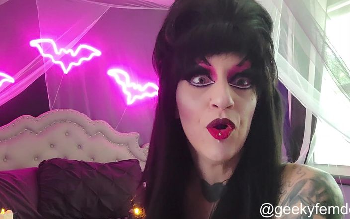 Geeky Femdom: Elvira Monster Mash Sissy Training