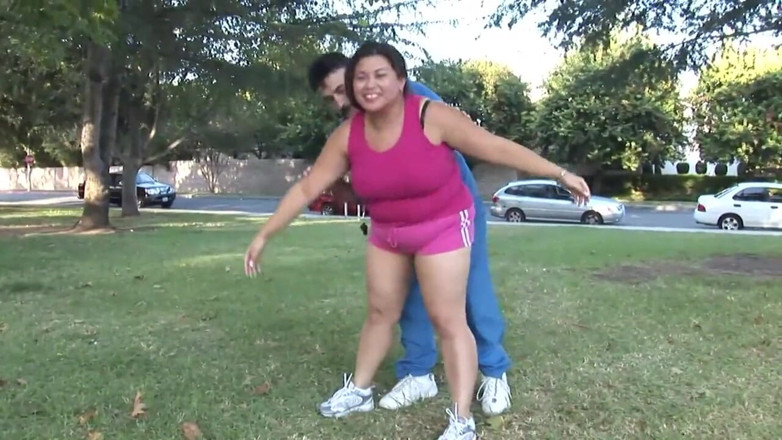 2 much love: Asian fat slut for a big mature cock