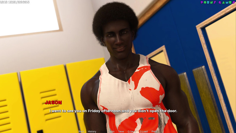 Porny Games: Shadows of Desire av Shamandev - Cheerleaders Förbereder, avsugning på toaletten 32