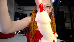 BadAssBitch: CBT JOI dlouhá červená Nails.mp4