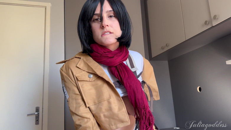 Shamelesscouple: Mikasa POV Blowjob Fantasy - Slow, Wet &amp; Naughty