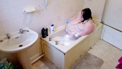 SSBBWLadyBrads: Awek montel super saiz cuba mandi, bolehkah dia cergas?
