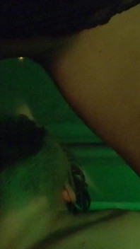 Shorthaired Babe Pisses Guy in Mouth in Outdoor