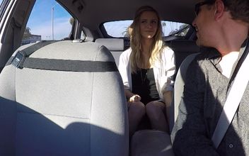 Rachel James Gets Loud as She Fucks Her Drivers Massive Cock