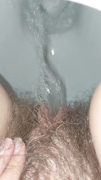 Pissing Woman, Hairy Pussy Pissing