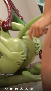 邪悪なサキュバスは興奮していて、私に尻尾を掴んで激しく抱いてほしい!!