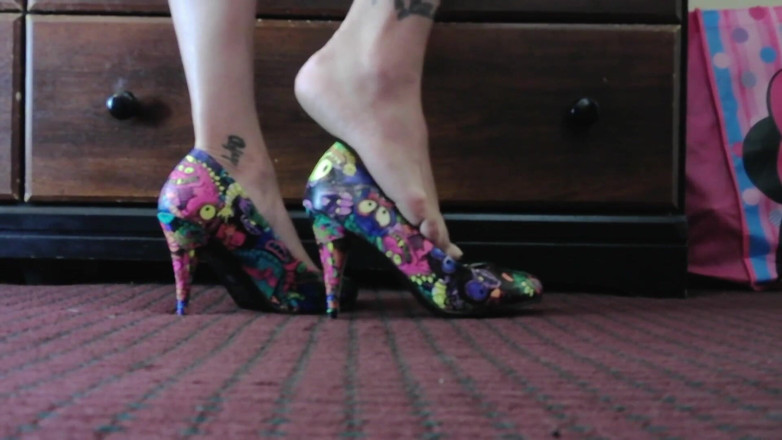 Abby Anna: High heels pumpe schuhspiel im stehen
