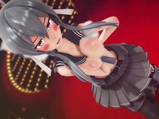 Mmd anime girls: Mmd R-18 fete anime clip sexy cu dans 230