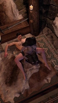 Serana вампір їздить на члені зверху | Skyrim хентай пародія
