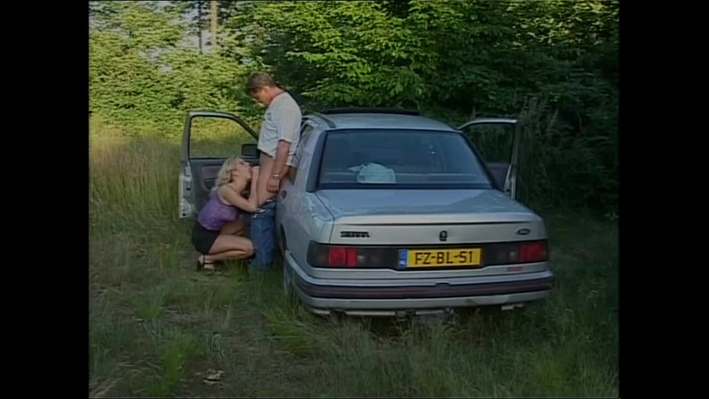 Fuck And Go: MILF bertetek besar dikongkek pada tudung kereta oleh zakar besar...