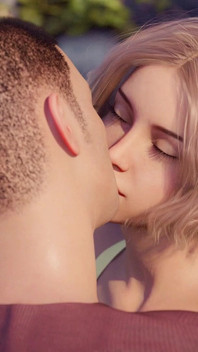 My Pleasure 3 - Lori Kissing First Time Julian in Park Then in Her Bed and Julian Watching Daphne's Shower