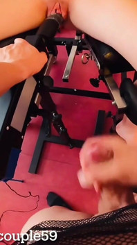 POV Sex Machine, She Fucks a Huge Dildo, Slut Getting Fucked with Sex Machine,slave Girl Fucked with Huge Dildo