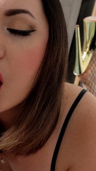 Edging Blowjob and Ruined Orgasm in Fishnet Pantyhose and Platform Mules 4K (400)