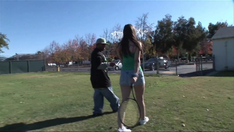 Cryptostudios: 19-year-old sporty teen with big natural tits rides her coach's...
