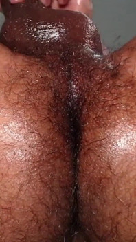 Sexy Hairy Ass and Uncut Cock