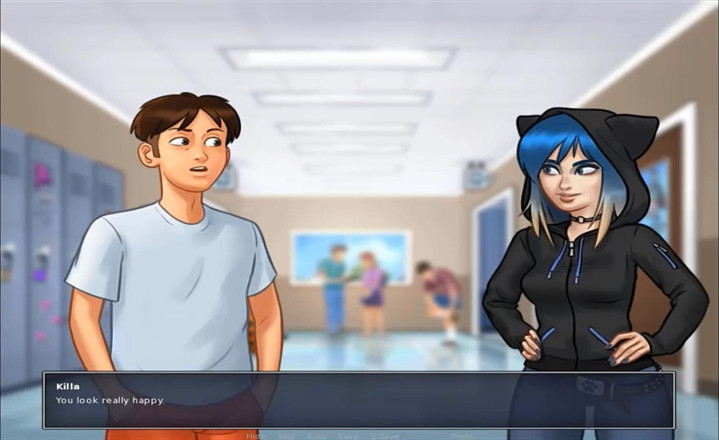 Cartoon Play: Summertime saga part 251 - duro no chuveiro