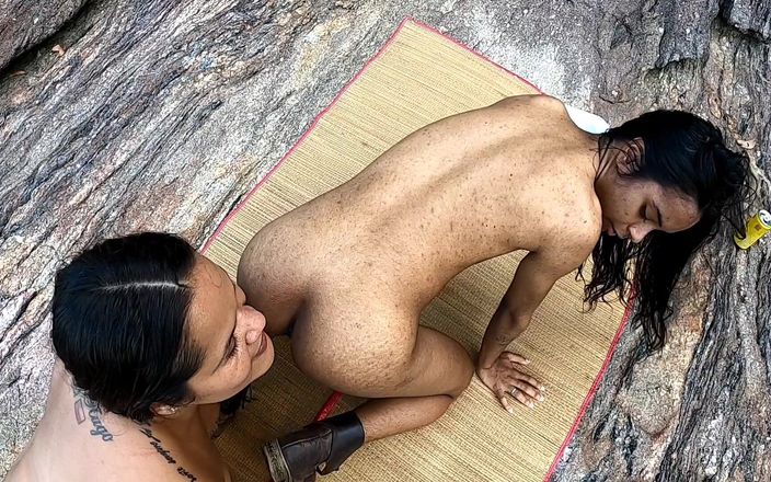 Paty Bumbum: Desi Indische op naaktstrand live seks met Paty Bumbum