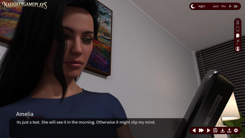 Naughty gameplays: Whispers of Desire (bahagian 02) oleh Mr_fable - Isteri seksi