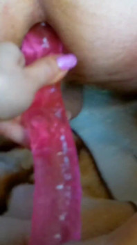Doppel Dildo Masturbation