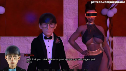 Visual Novels: SexBot 75 - gran robot sexual folla nerd al aire libre