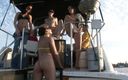 Dream Girls: Four Girls Get Naked on a Moving Boat