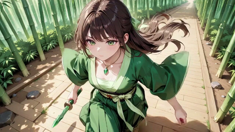 Tay Swift X: Kneeling on Tatami with a Short, Her Eyes Are Hazy....