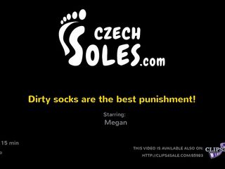 Czech Soles - foot fetish content: Грязные носки - лучшее наказание