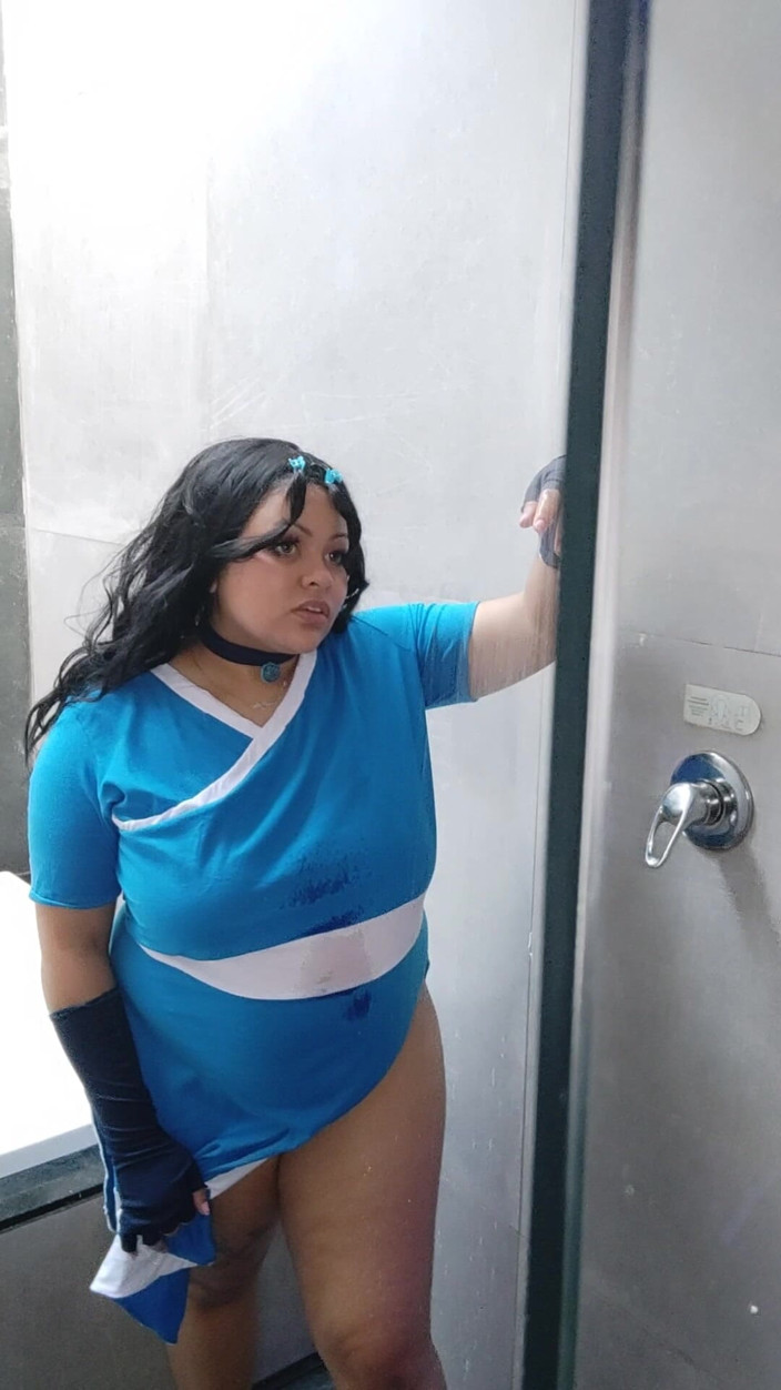 Cutiepiie Chubby: BBW Katara Cosplay Photoshoot Making off