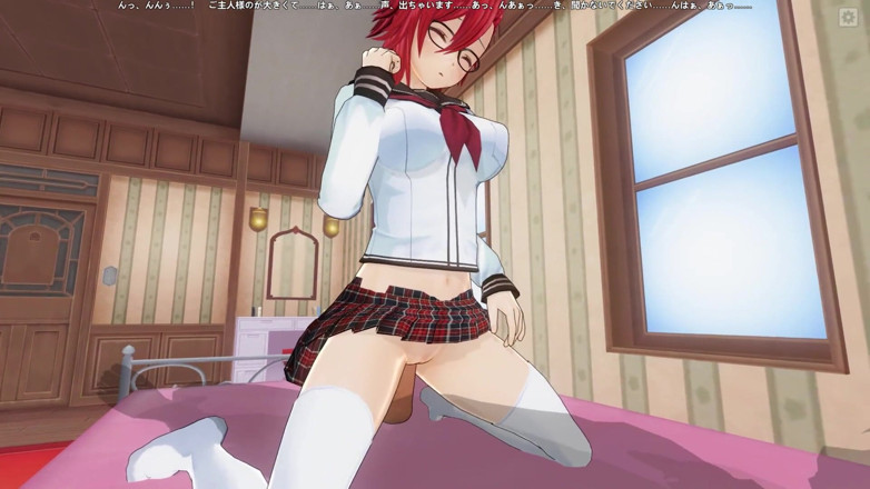 H3DC: 3d hentai girl cums on classmate dick