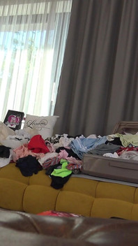 Try on Haul of a Real College Girl Who Is a Cute Natural Beauty with an Amazingly Sexy Body