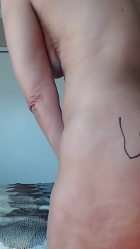 Anale close-up grote bruine pik