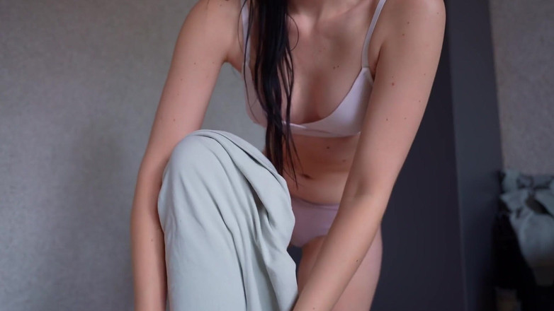 Tori Diamond: Obcisłe spodnie do jogi przymierzaj! Idealny seksowny tyłek