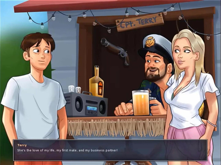 Cartoon Play: Summertime saga bhaag 44 - sauteli mammi sautele parivaar ke khaane par...