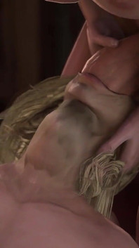 Futa Triss Enjoying the Night with Two Hot Blondes the Witcher Futanari Corruption of the Lodge