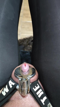 Hard to Fit in Chastity