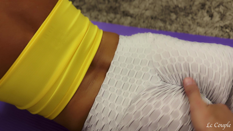 LC couple: Husband Is Ripping a Hole Into Wife's Yoga Pants to...