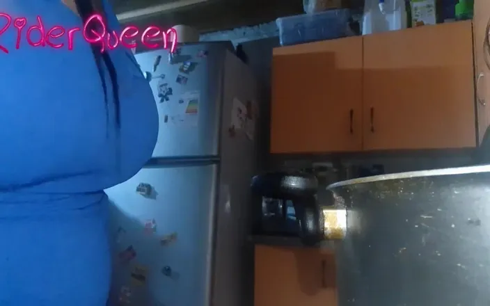 Riderqueen: Rq Alone in Kitchen