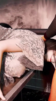 3D Big Boobs Horny Asian MILF Naked Her Huge Tits Got Fucked by Old Dick