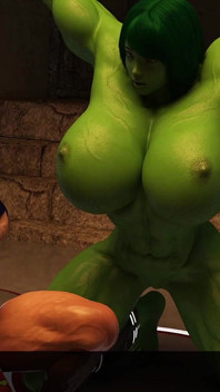 Shehulk Destruction Anal Cockham Superheroes 40