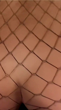 Horny MILF in Fishnets Devours Her Dildo