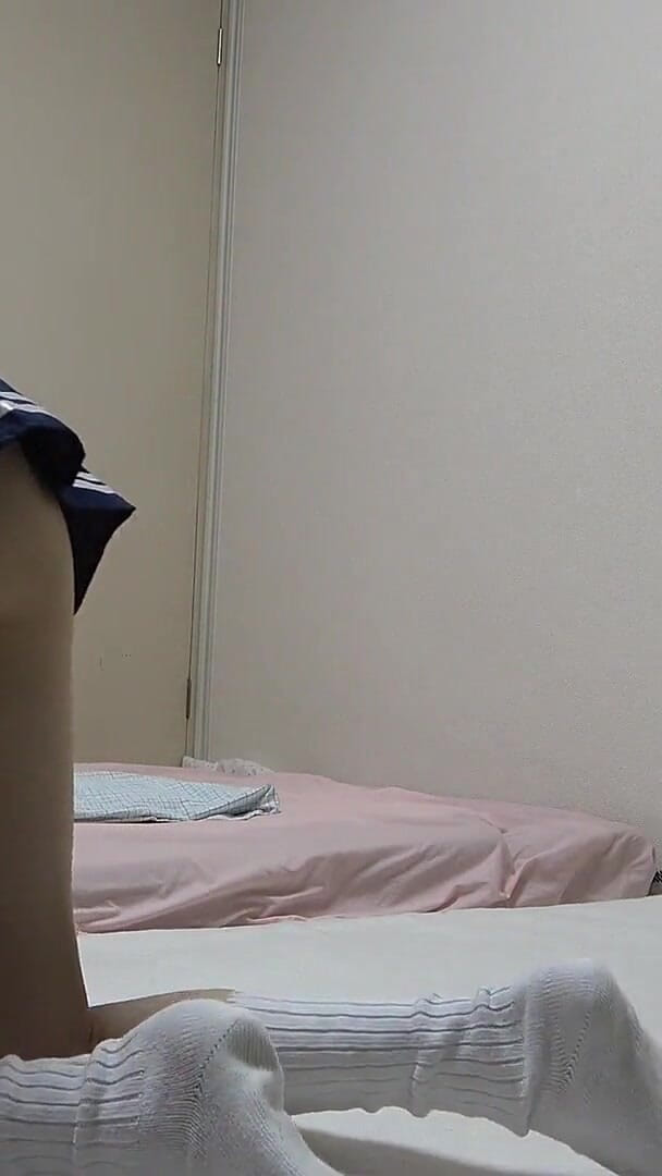 Gals apartment: Miniskirt Student Uniform Girl's Room Cleaning, Slender but Natural Tits...