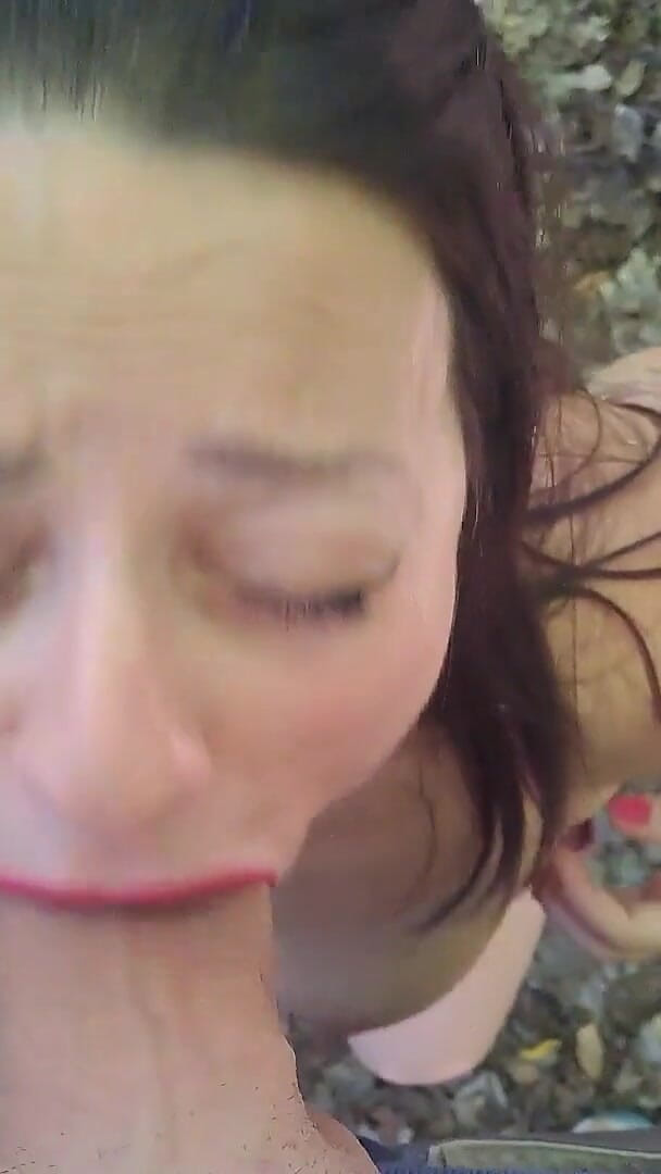 I Sucked Big Dick in the Forest and Got Covered in Cum. POV Facial (Abby Dickinson)