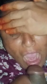 Cum on Wife Mouth