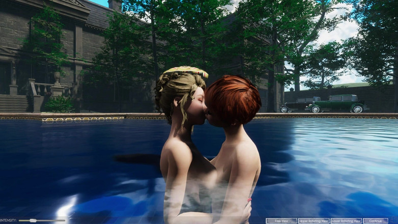LustSaga: Angels Bangkening 12 - Adegan Renang Bogel dan Ciuman Lesbian Di Kolam...