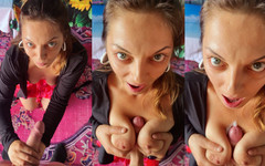 Mia Maripolla: Pov titjob- delle morbide tette naturali accarezza un cazzo duro