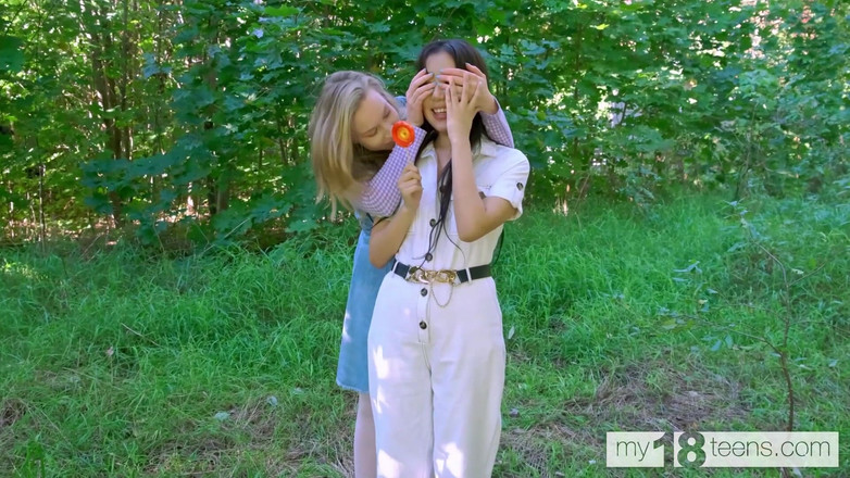 My 18 Teens: My18teens - Girls Pleasure Their Pussies with Their Tongues