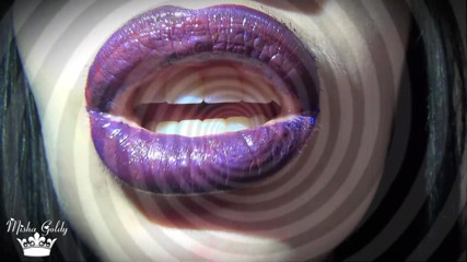 Goddess Misha Goldy: My Purple Magic Lips Making You Crazy