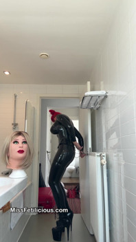 Lacing My Corset Before a Photoshoot